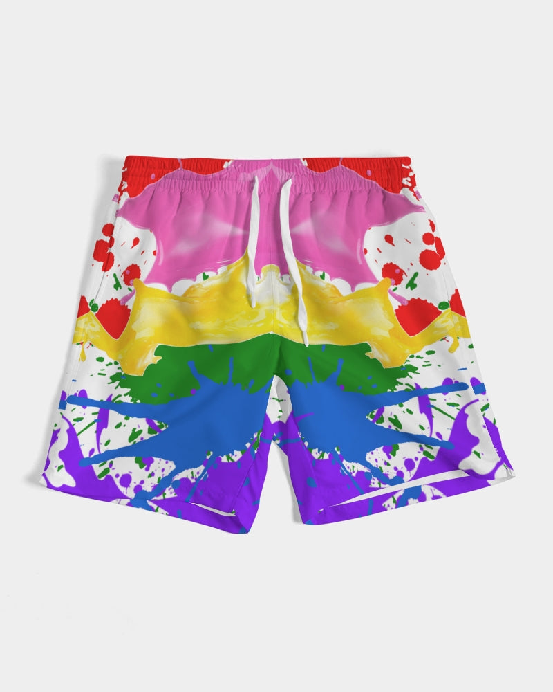 Paint Splatter Swim Shorts