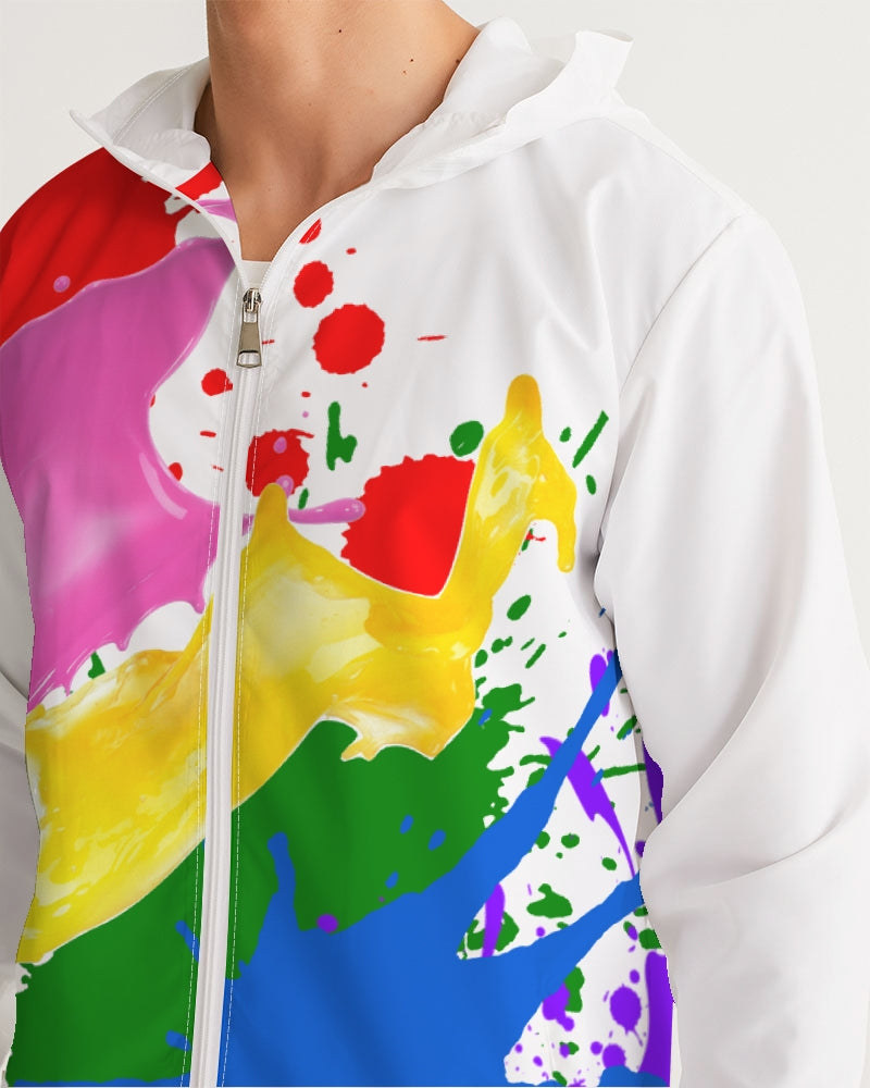 Paint Splatter Windbreaker