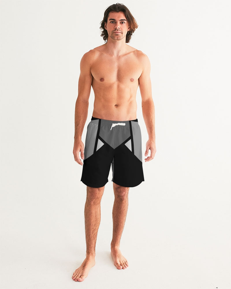 Retro Black Swim Trunk