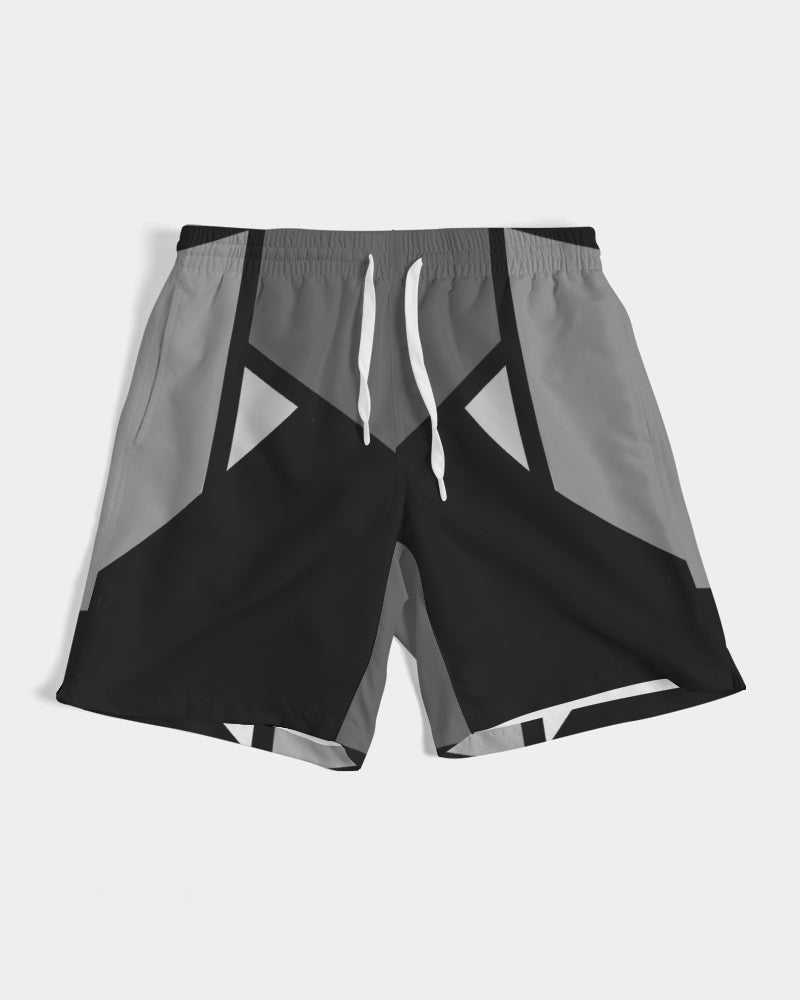 Retro Black Swim Trunk