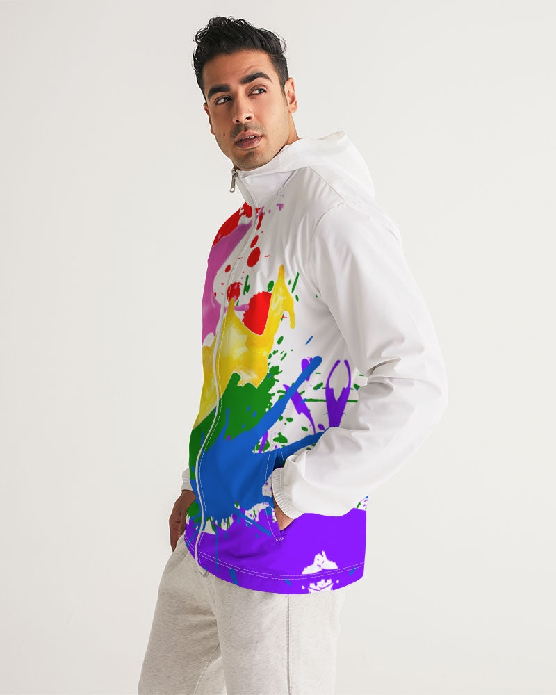 Paint Splatter Windbreaker