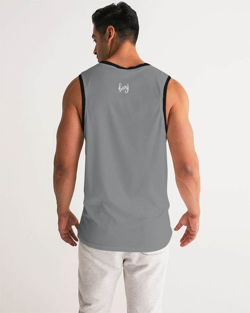 Retro Black Sports Tank