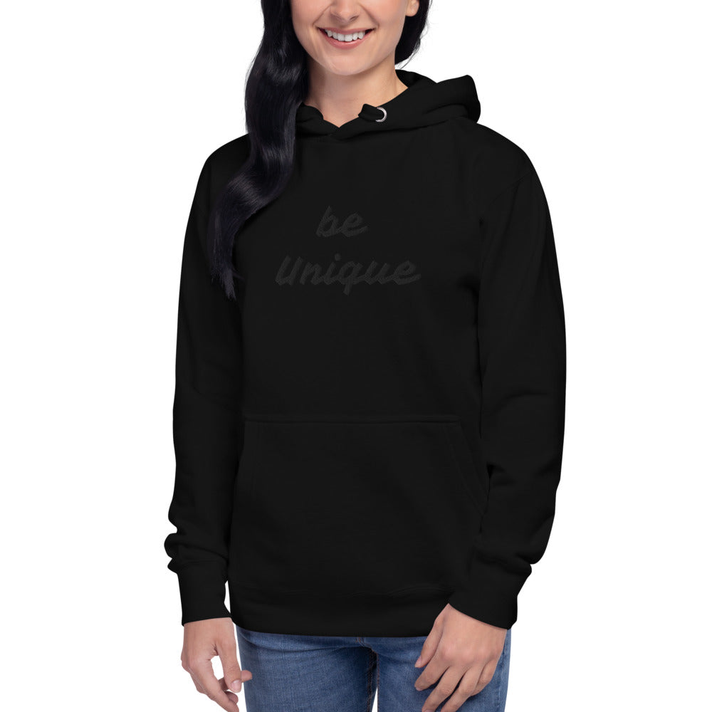 be Unique Embroidered Hoodie